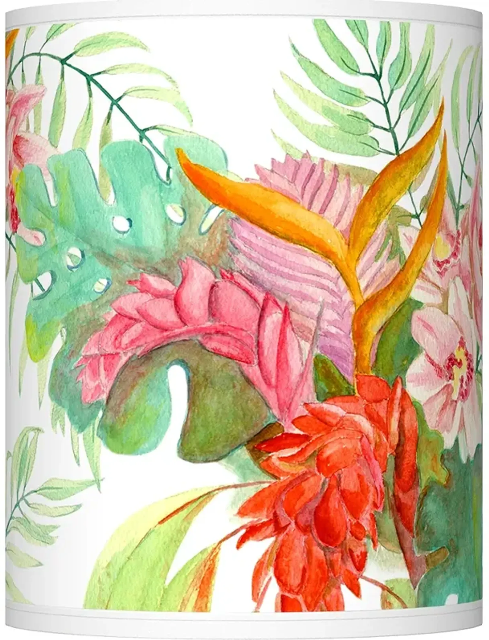 Island Floral Giclee Shade 10x10x12 (Spider)