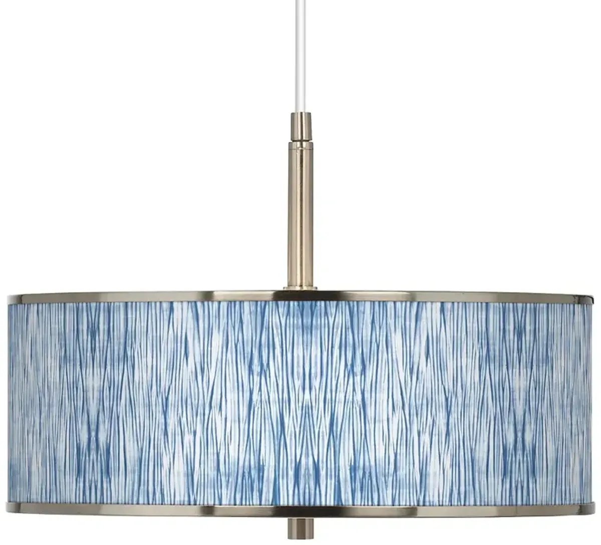 Giclee Glow Beachcomb Blue 16" Wide Modern Pendant Light