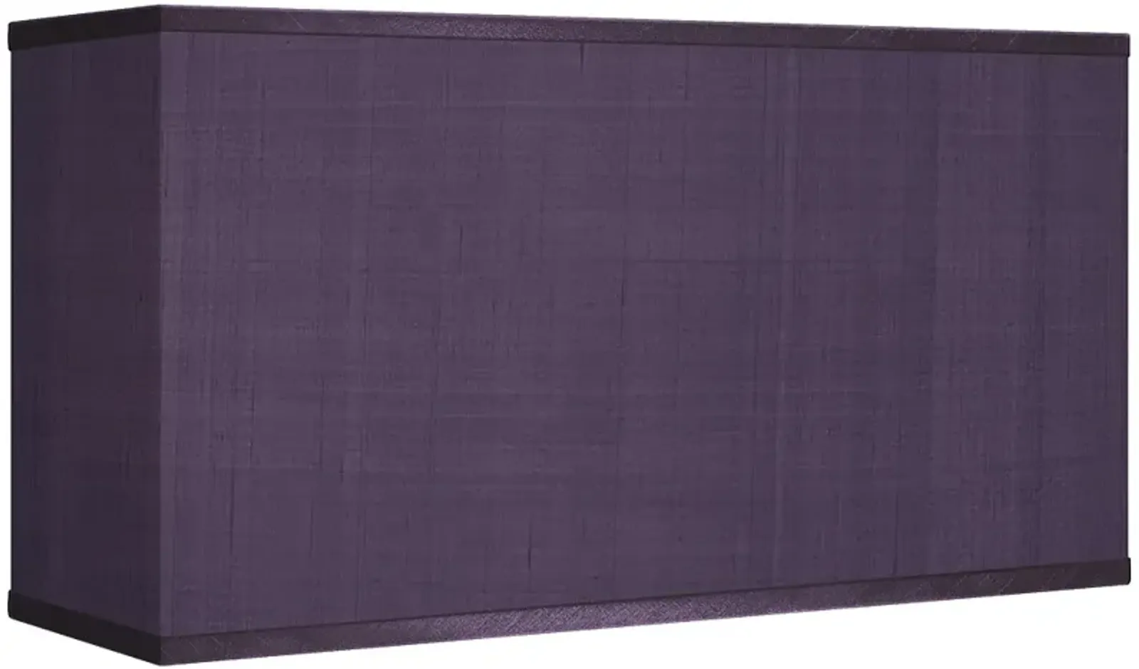 Possini Euro Eggplant Purple Rectangular Shade 8/17x8/17x10 (Spider)