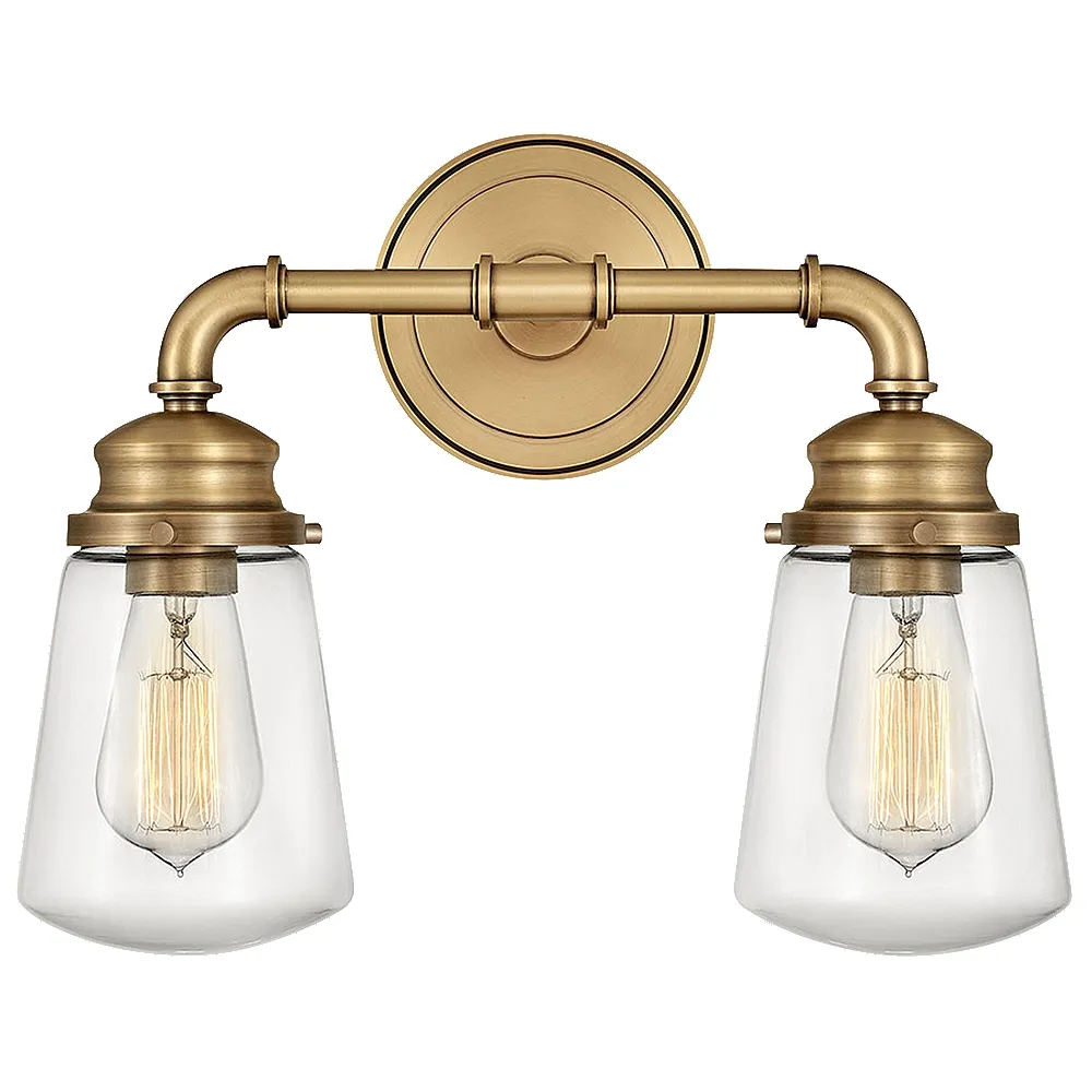 Fritz 11 3/4" High Brass Wall Sconce by Hinkley Lighting