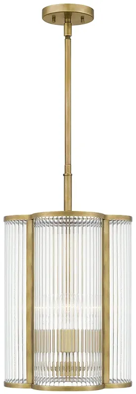 Aster 4-Lt  Brass Mini Pendant