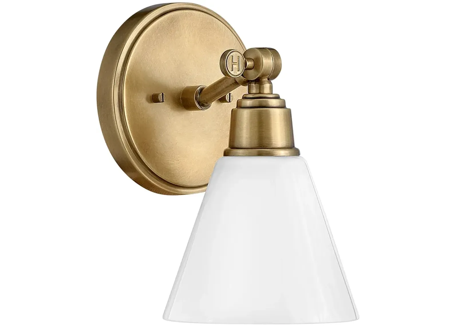 Hinkley Arti 10" High Heritage Brass Wall Sconce