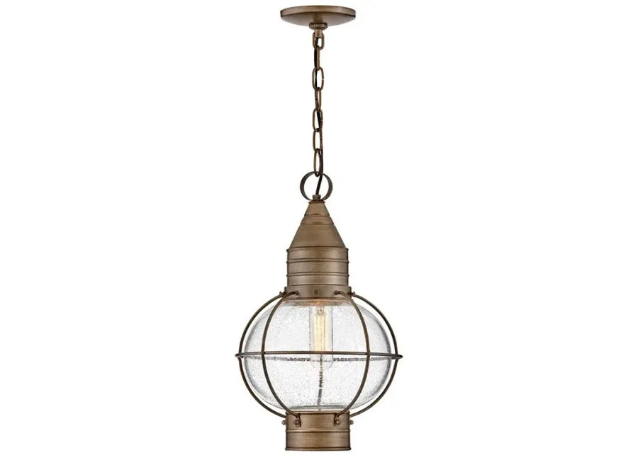 HINKLEY OUTDOOR CAPE COD Medium Hanging Lantern Burnished Bronze