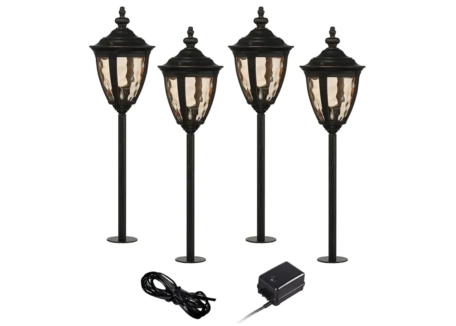 Uvas Bronze 6-Piece Outdoor LED Landscape Lighting Set