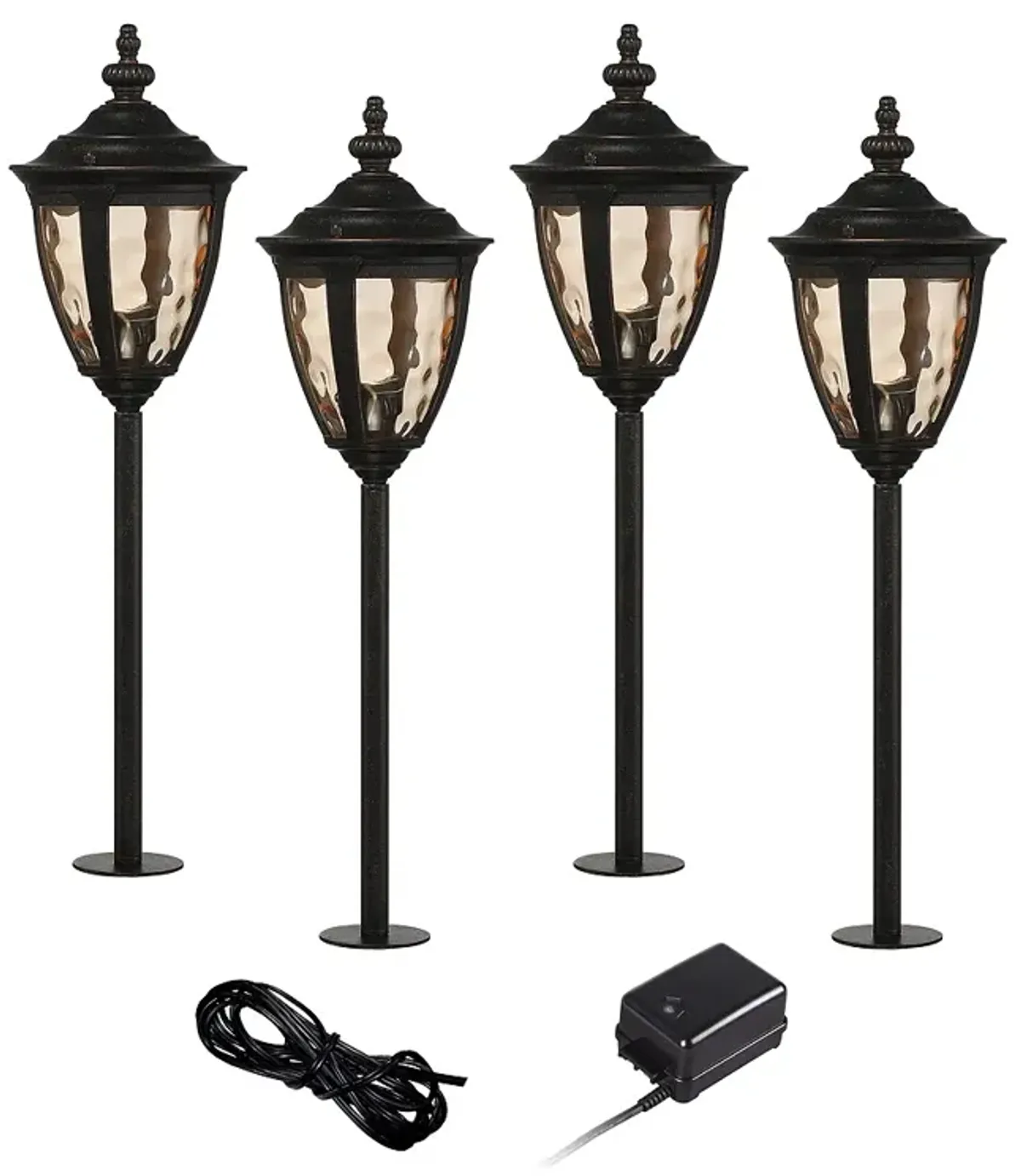 Uvas Bronze 6-Piece Outdoor LED Landscape Lighting Set