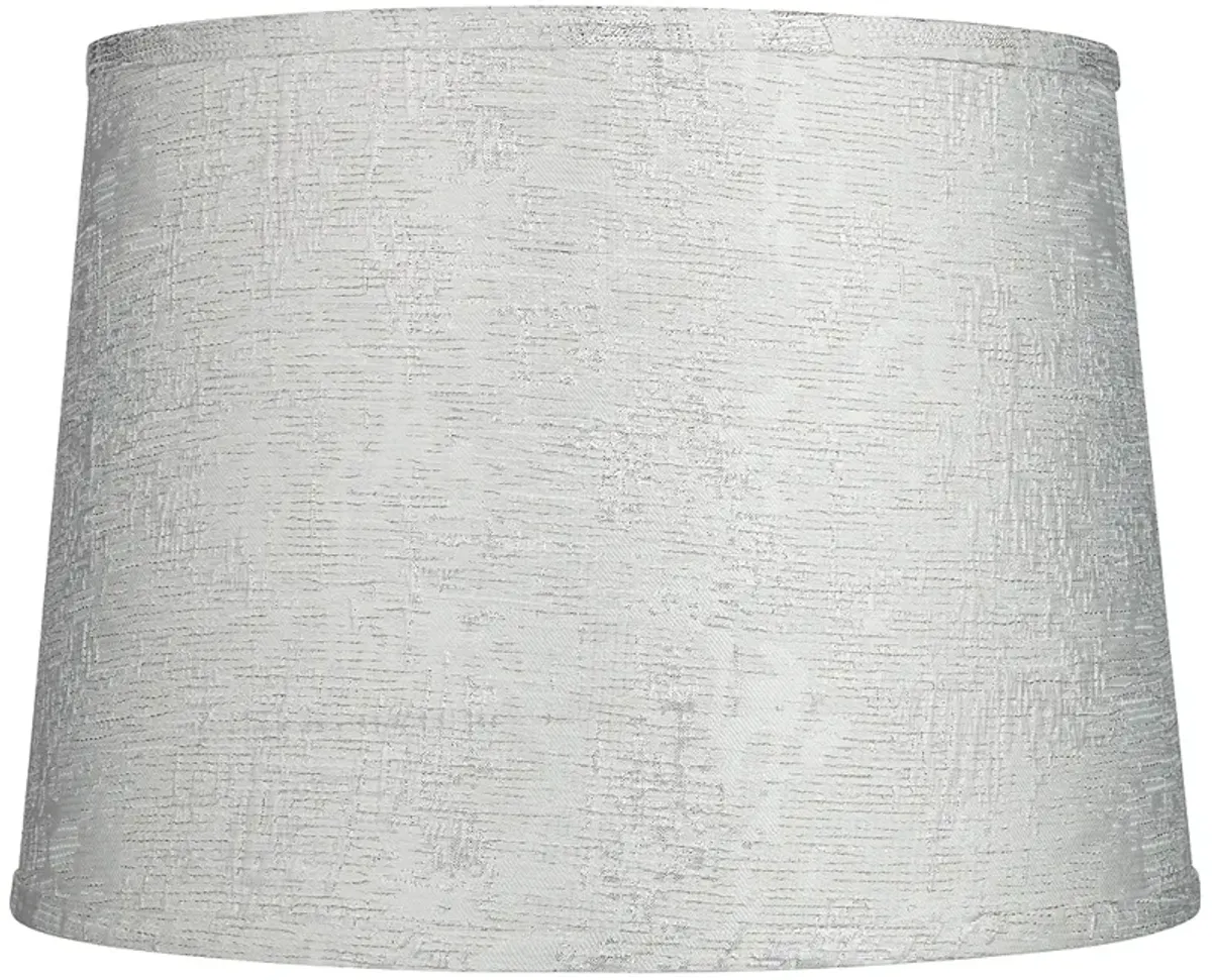 Silver Tapered Lamp Shade 13x15x11 (Spider)