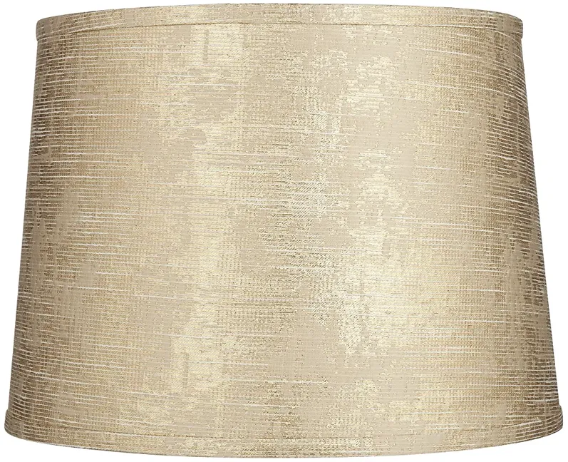 Springcrest Zena Embroidered Gold Tapered Drum Lamp Shade 13x15x11 (Spider)