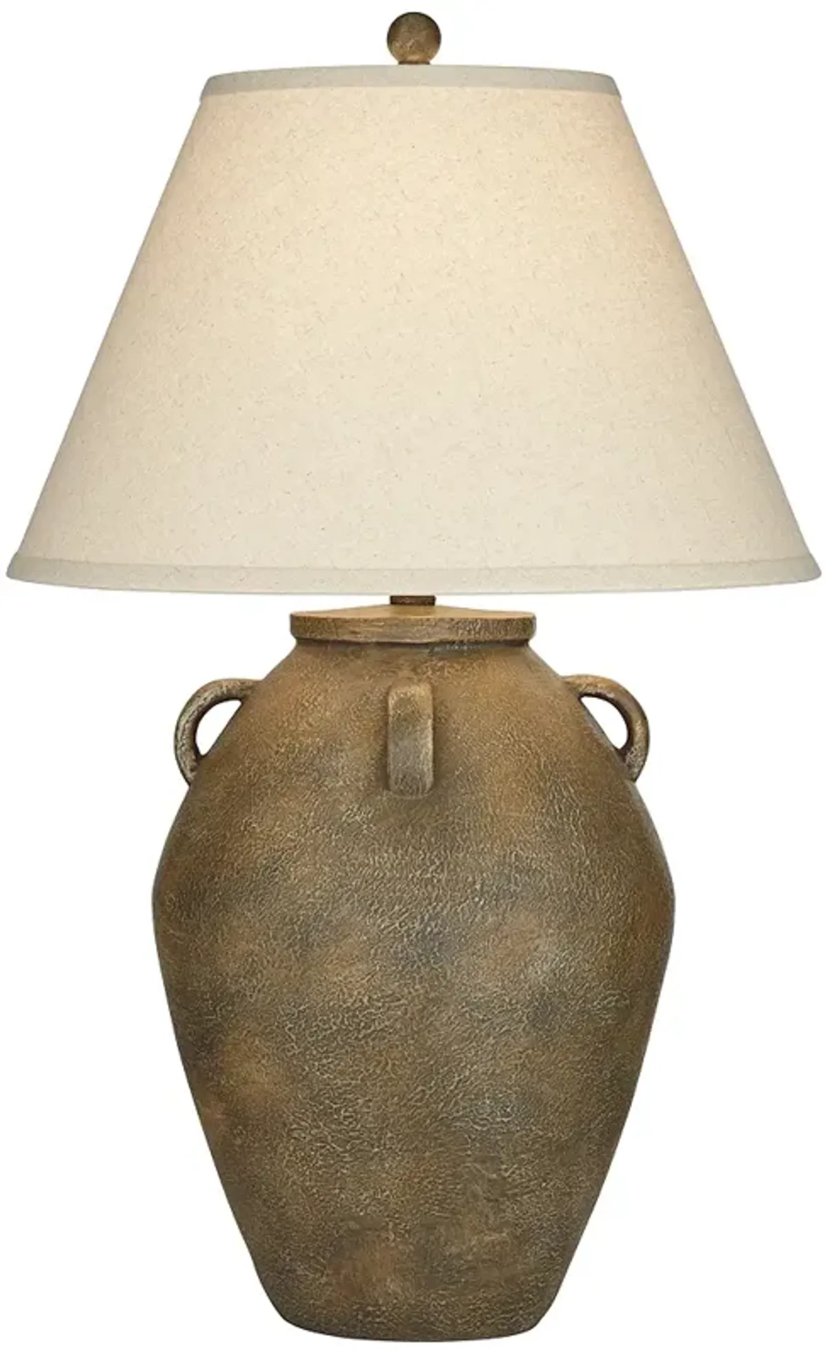 Regency Hill Ria 28" High Faux Stone Urn Jar Table Lamp