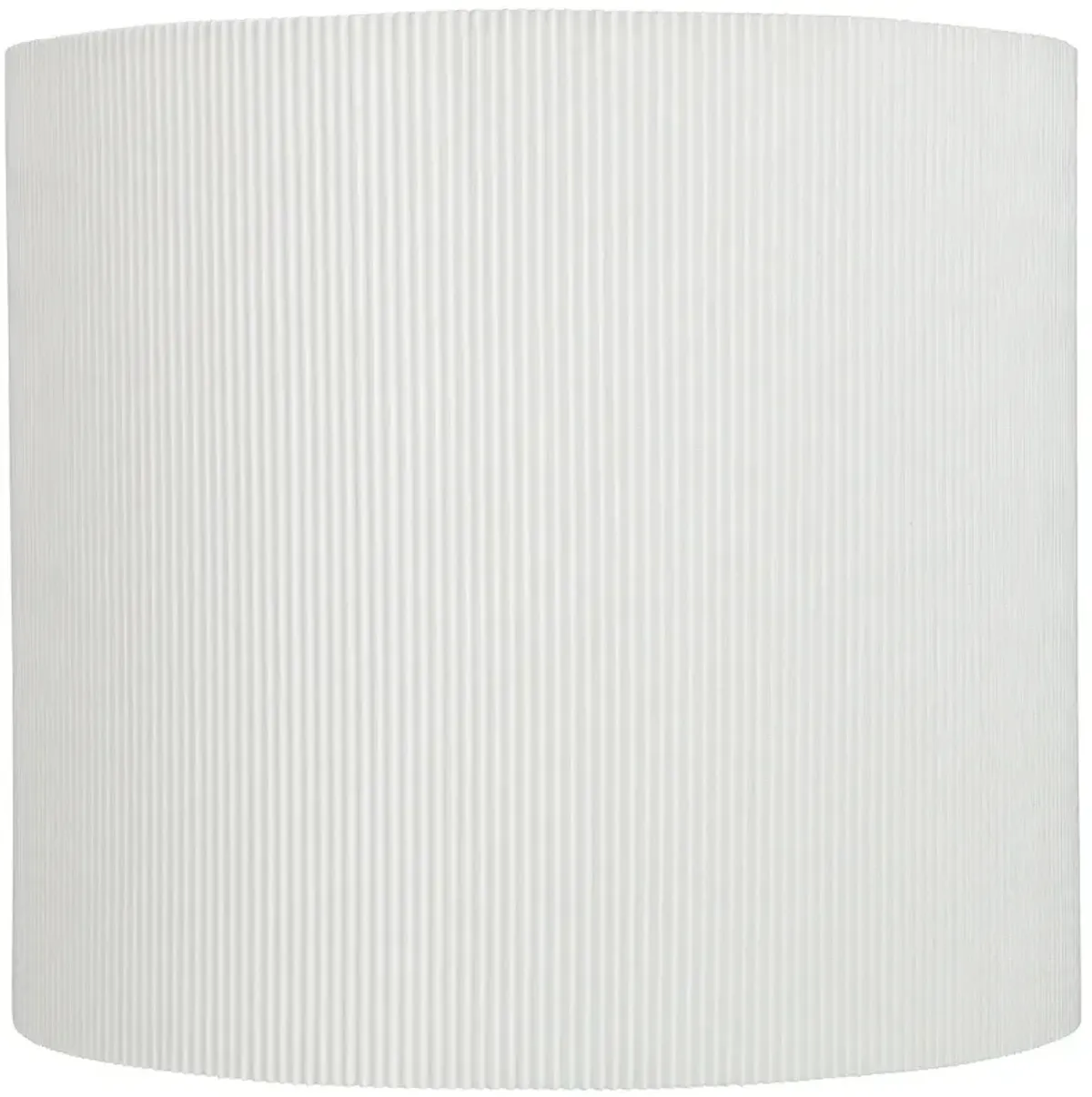 White Sandstone Drum Lamp Shade 13.25x13.25x12 (Spider)