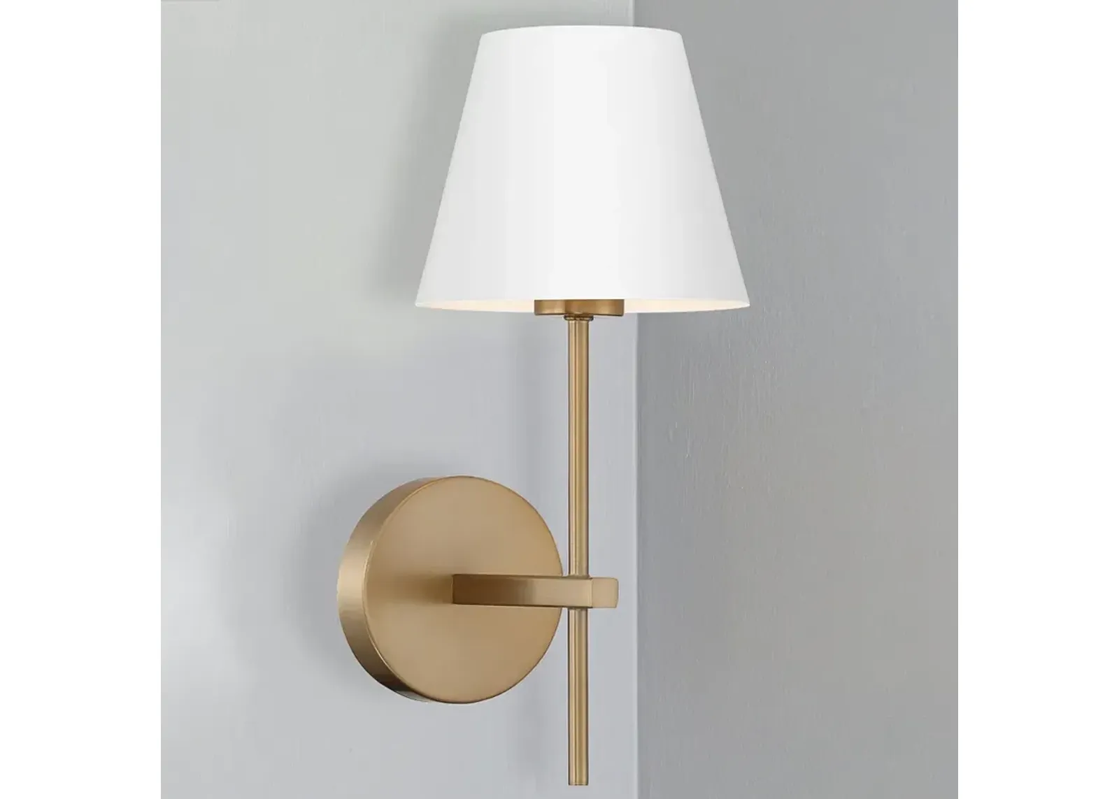 Crystorama Xavier 15" High Vibrant Gold Wall Sconce