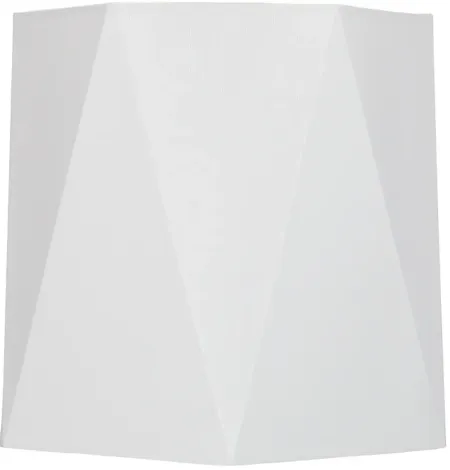 White Sandstone Linen Hexagon Lamp Shade 11x13x11 (Spider)