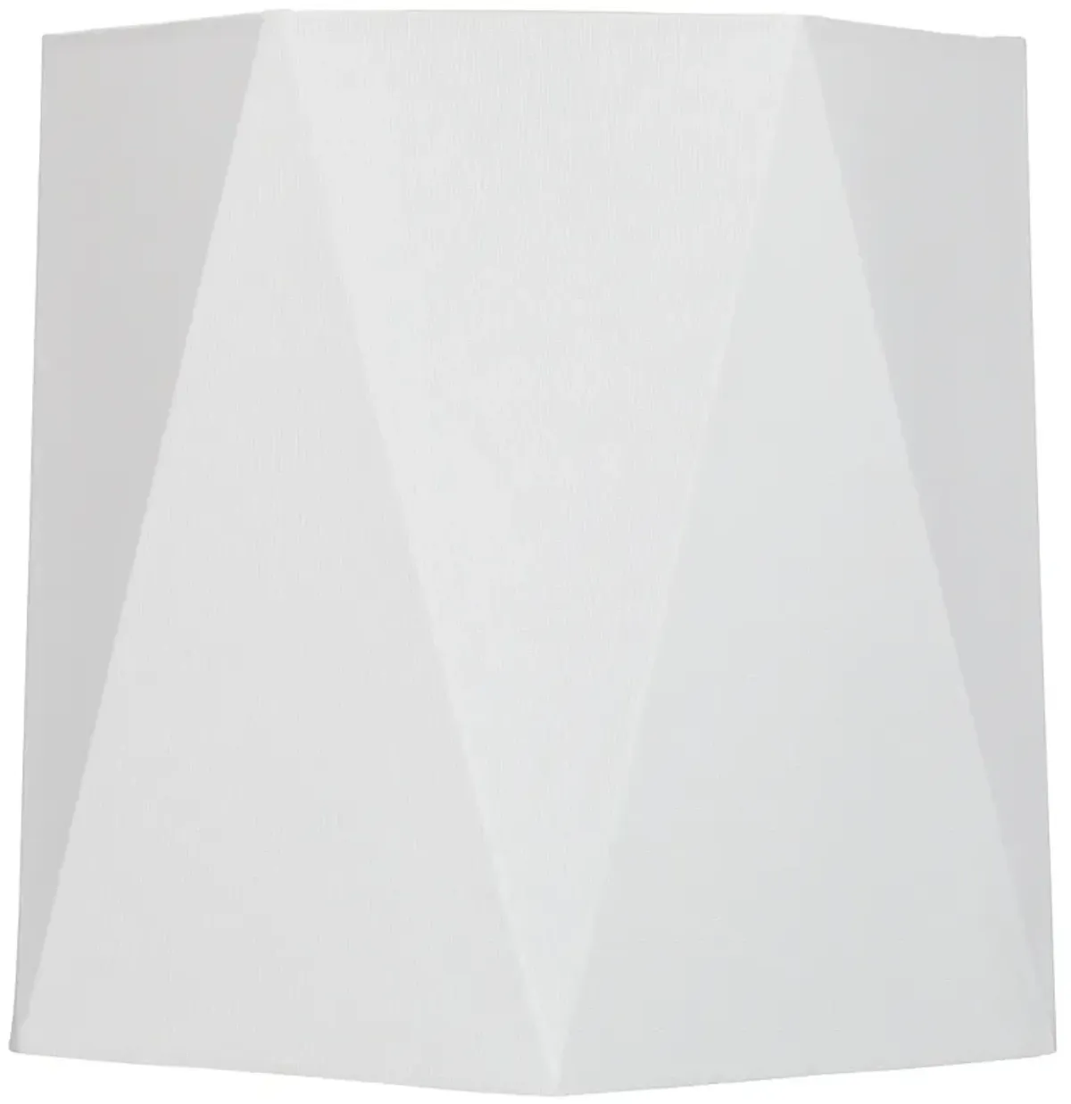 White Sandstone Linen Hexagon Lamp Shade 11x13x11 (Spider)