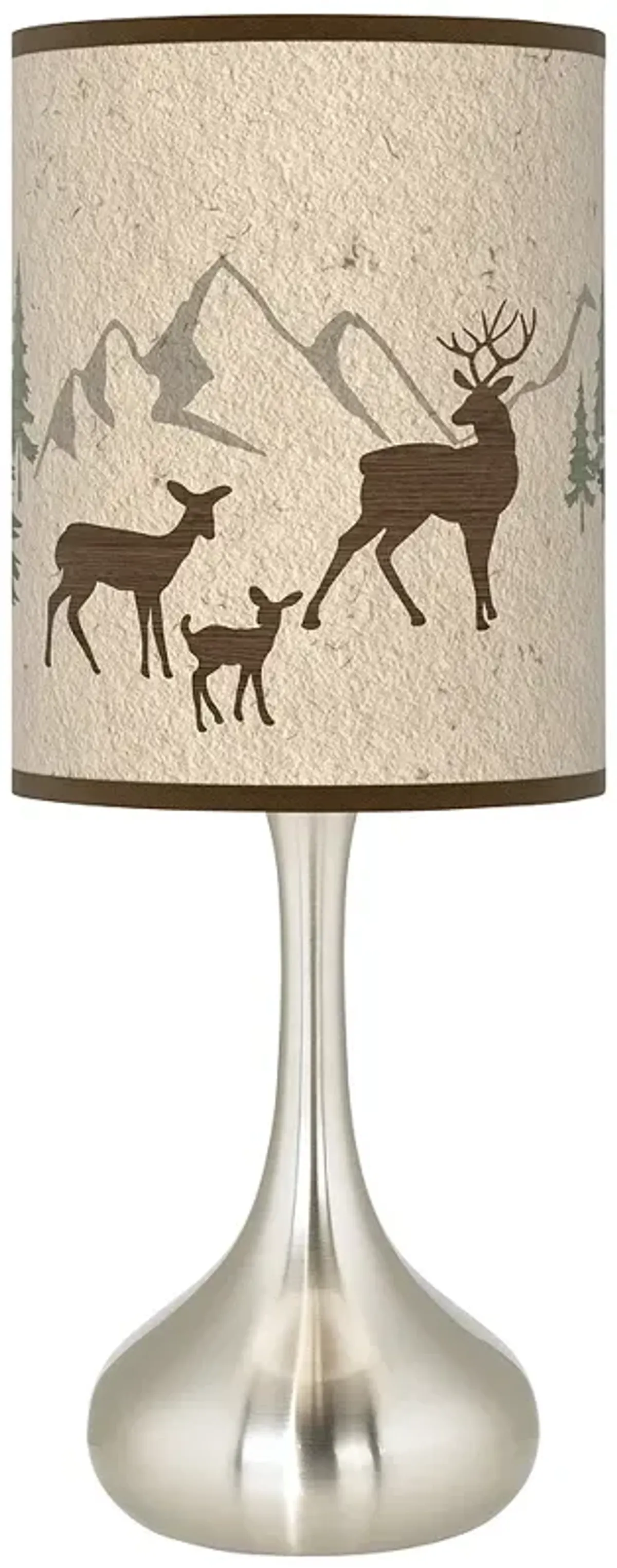 Giclee Gallery Droplet 23 1/2" Deer Lodge Table Lamp