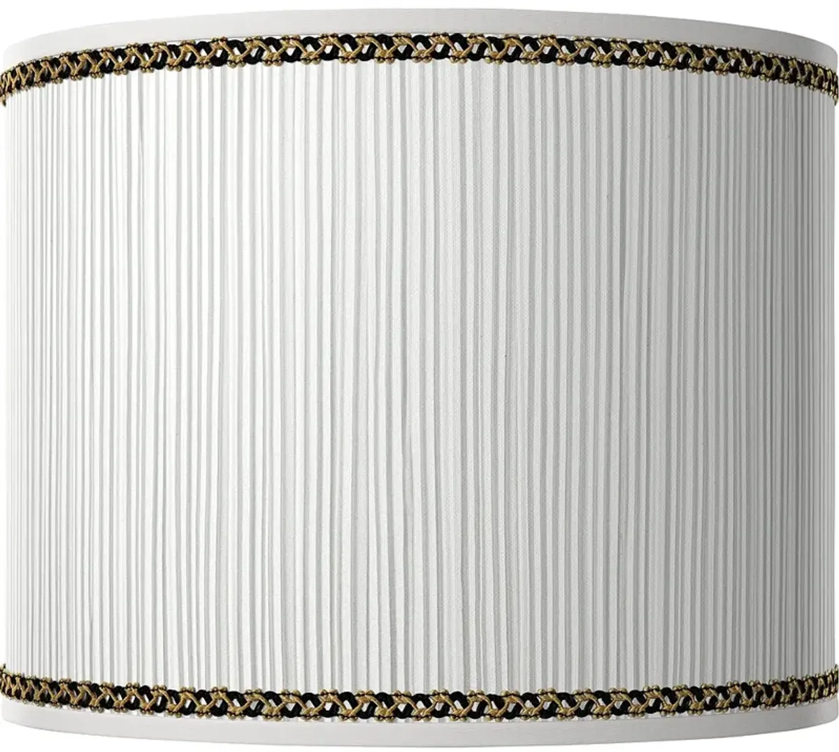 Grace White Giclee Round Drum Lamp Shade 14x14x11 (Spider)