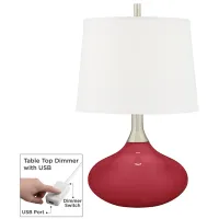 Samba Felix Modern Table Lamp with Table Top Dimmer