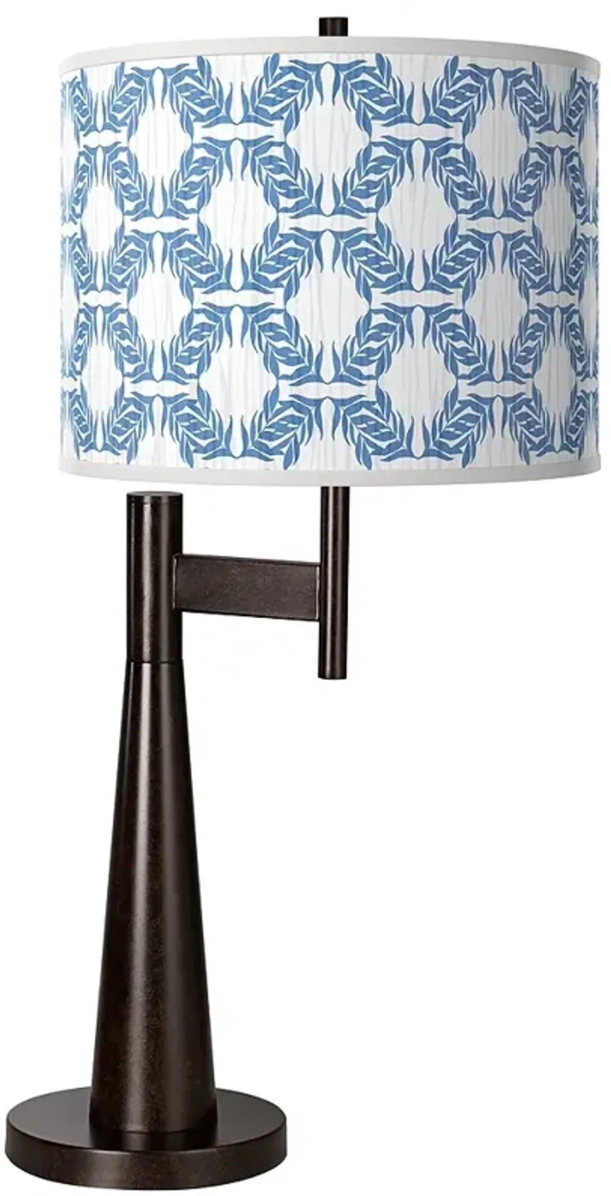 Giclee Glow Novo 30 3/4" High Leaf Symmetry Shade Bronze Table Lamp