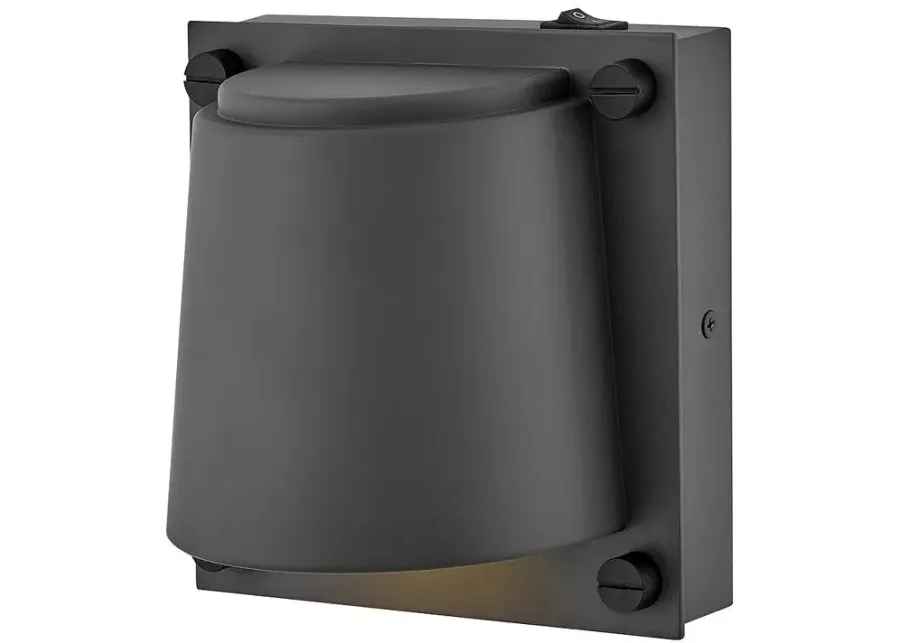 Hinkley Scout 6 3/4" High Dark Matte Gray LED Wall Sconce