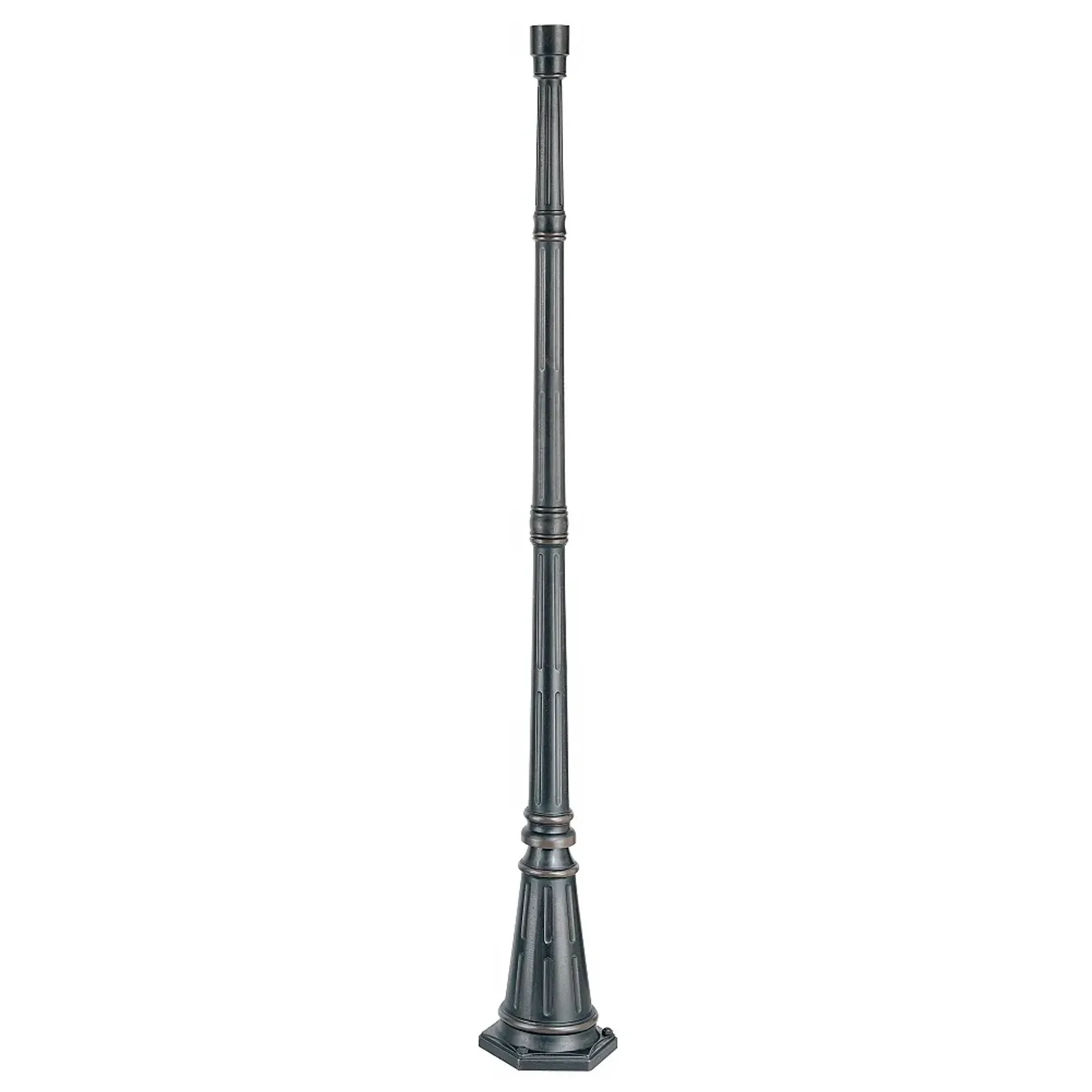 Hepworth 76 3/4" High Metal Dark Bronze Post Light Pole Base