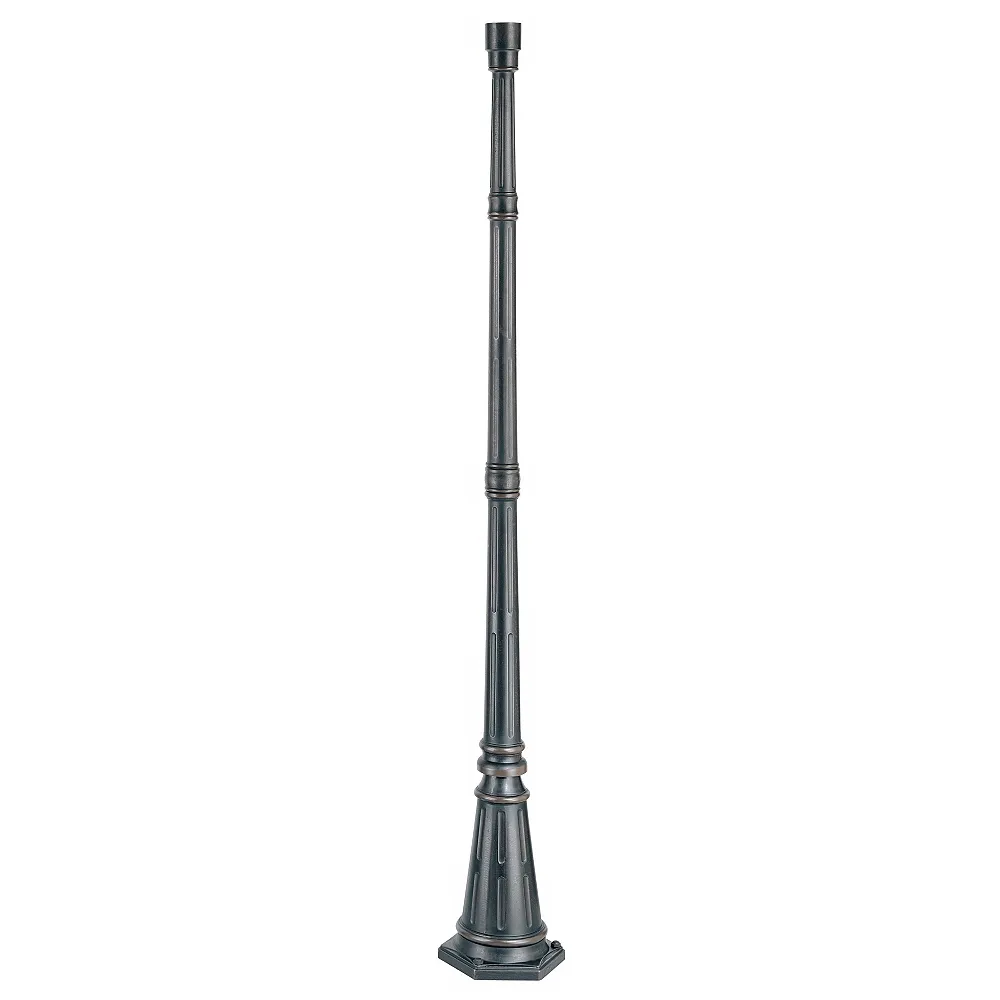 Hepworth 76 3/4" High Metal Dark Bronze Post Light Pole Base