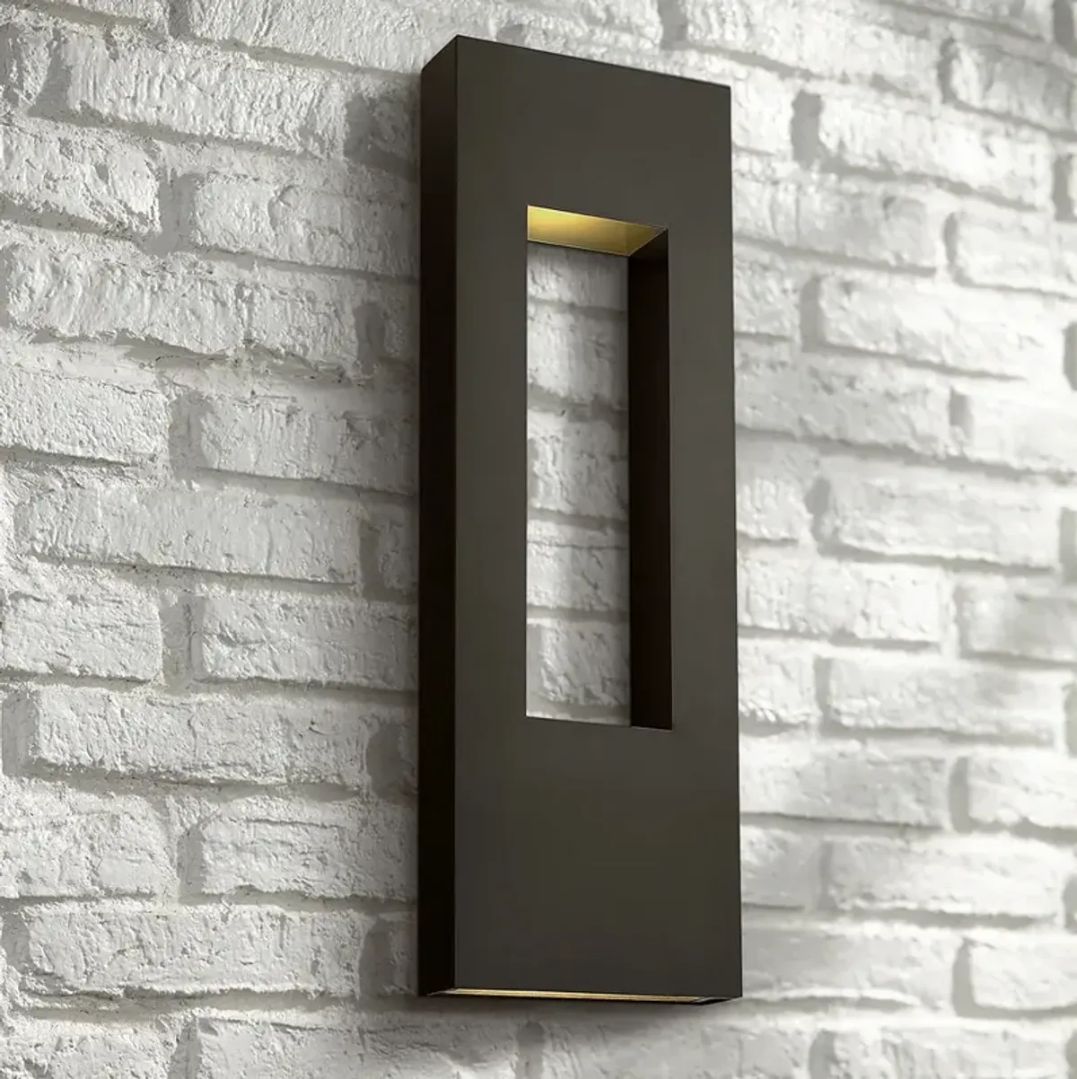 Atlantis 36" High Bronze Integrated LED Outdoor Wall Light