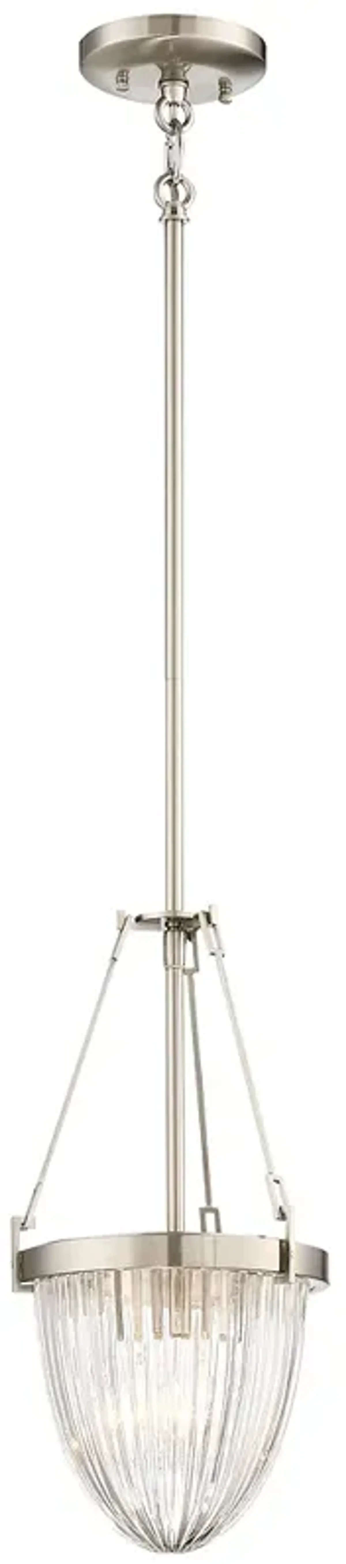 Minka-Lavery  Atrio 1-Light Brushed Nickel Mini-Pendant