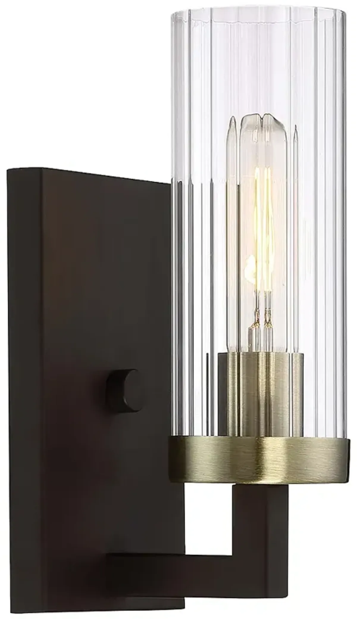 Ainsley Court 10 1/2" High Aged Kingston Bronze Wall Sconce