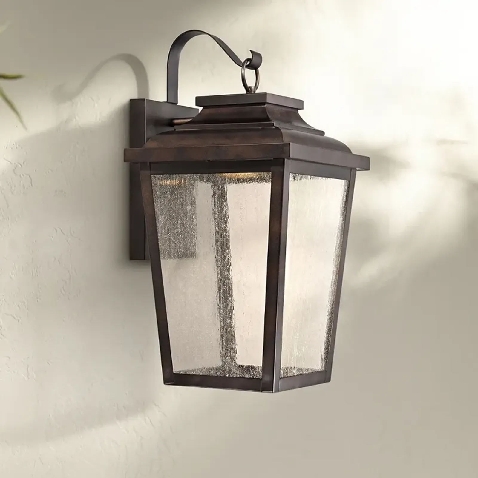 Irvington Manor 20 3/4" High Bronze LED Outdoor Wall Light