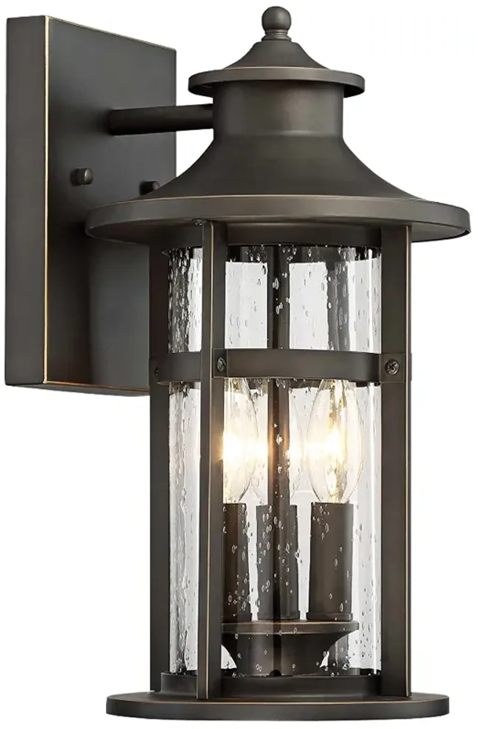 Highland Ridge 15" High Bronze Outdoor Wall Light