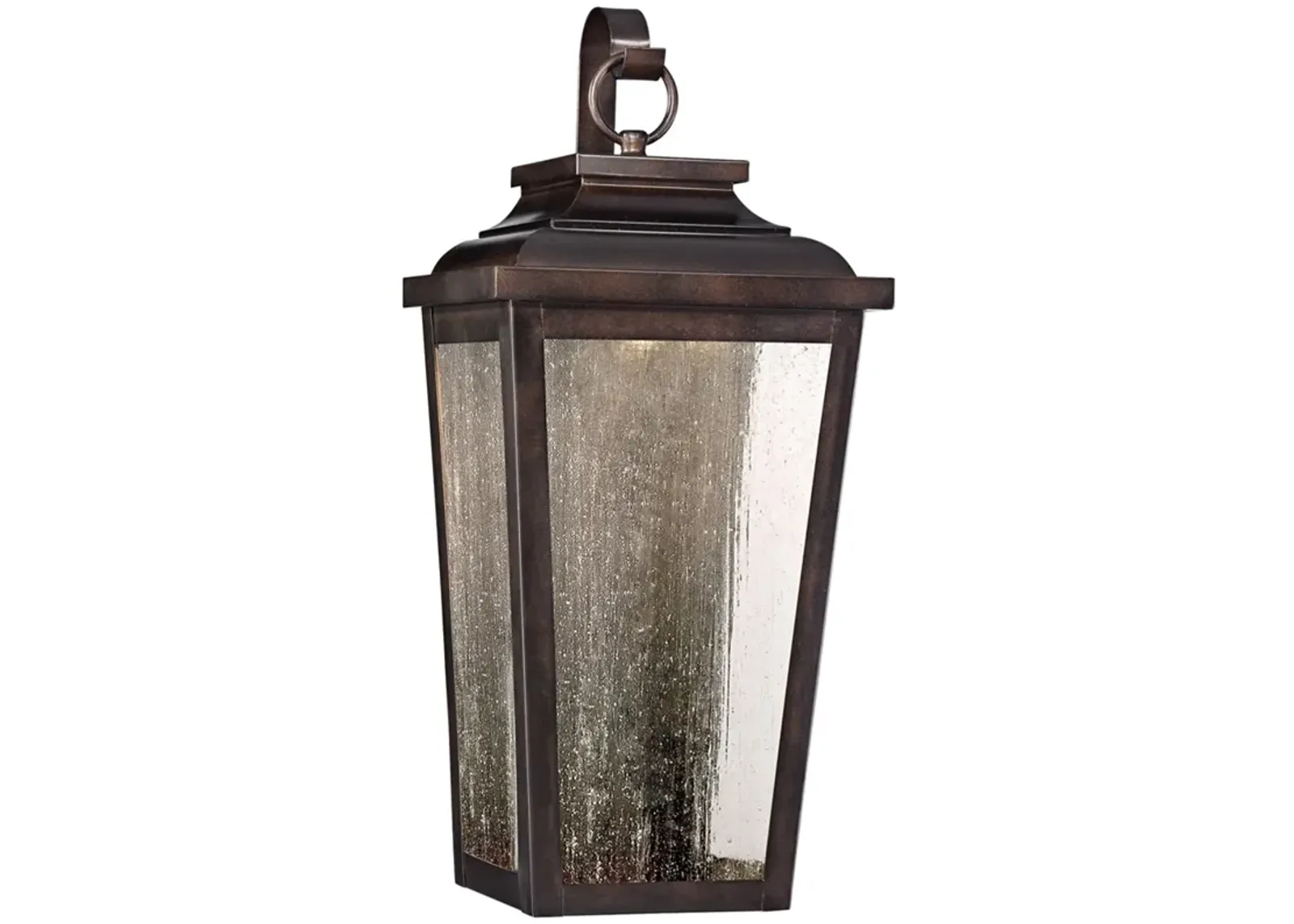 Irvington Manor 19"H Bronze LED Outdoor Pocket Wall Light