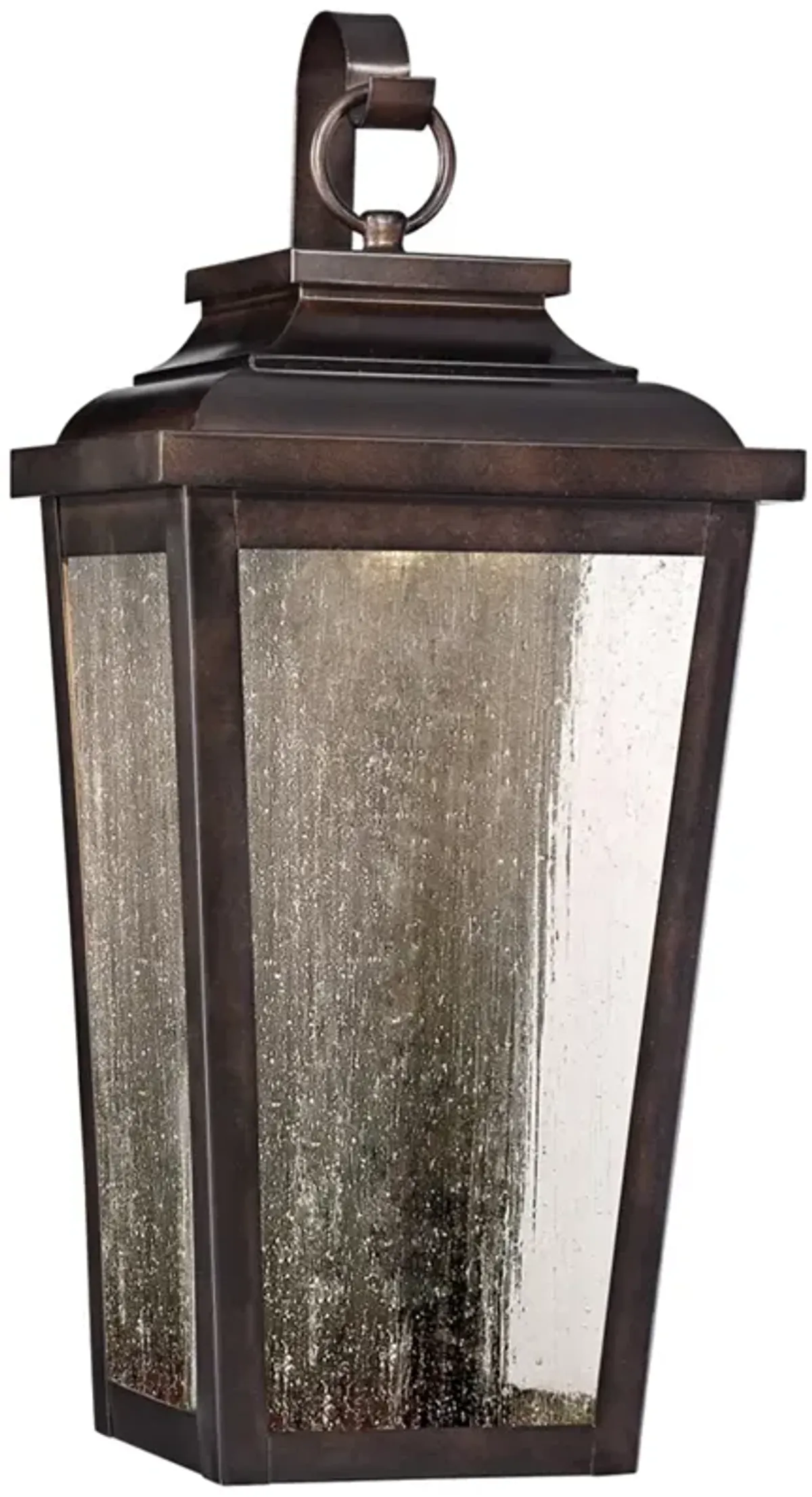 Irvington Manor 19"H Bronze LED Outdoor Pocket Wall Light