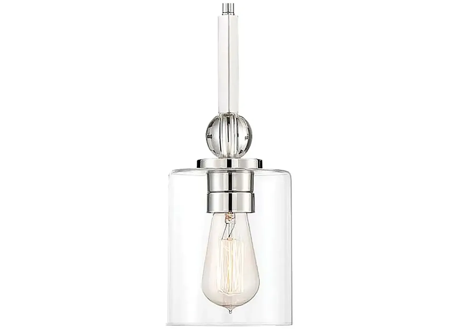 Minka-Lavery  Studio 5 1-Light Polished Nickel Mini Pendant