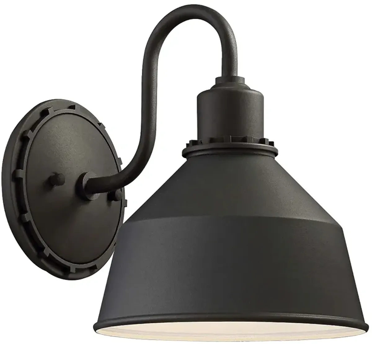 Minka Lavery Mantiel 9 3/4" High Black Outdoor Wall Light