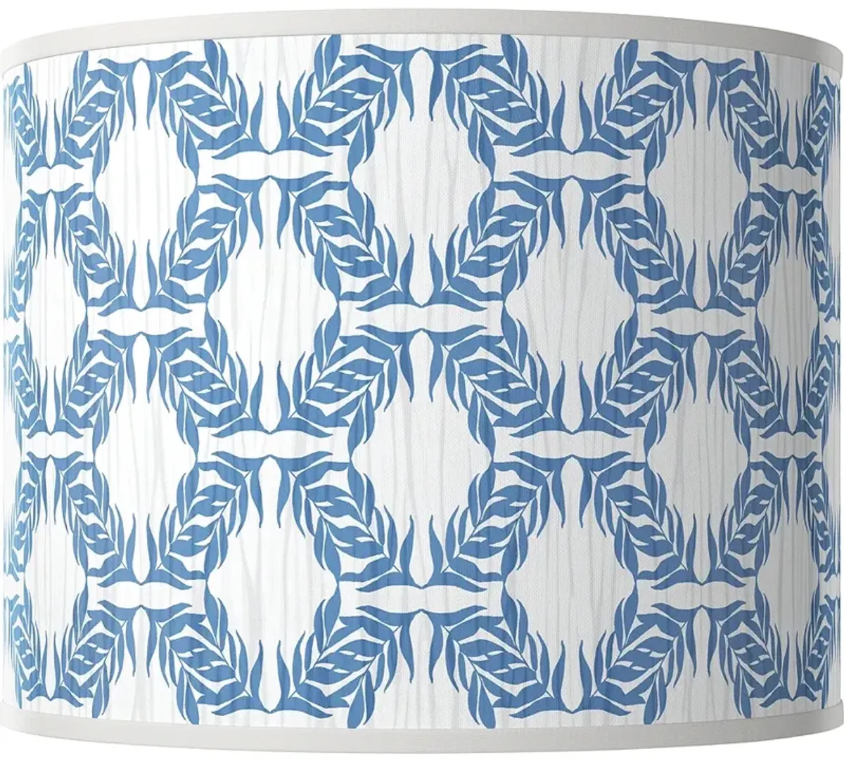 Leaf Symmetry Giclee Round Drum Lamp Shade 14x14x11 (Spider)