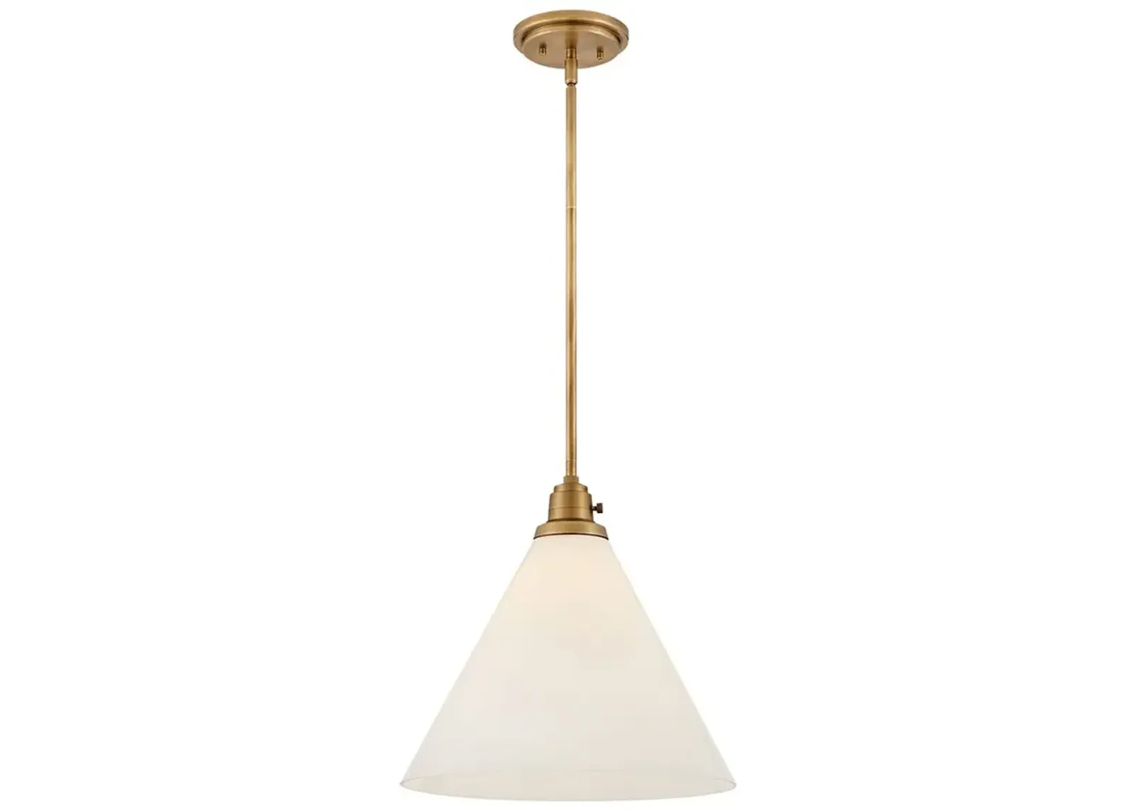 Hinkley Arti 15" Wide Heritage Brass Pendant Light