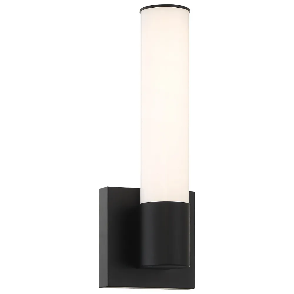 Minka-Lavery Vantage LED Black 14-inch Round Wall Sconce