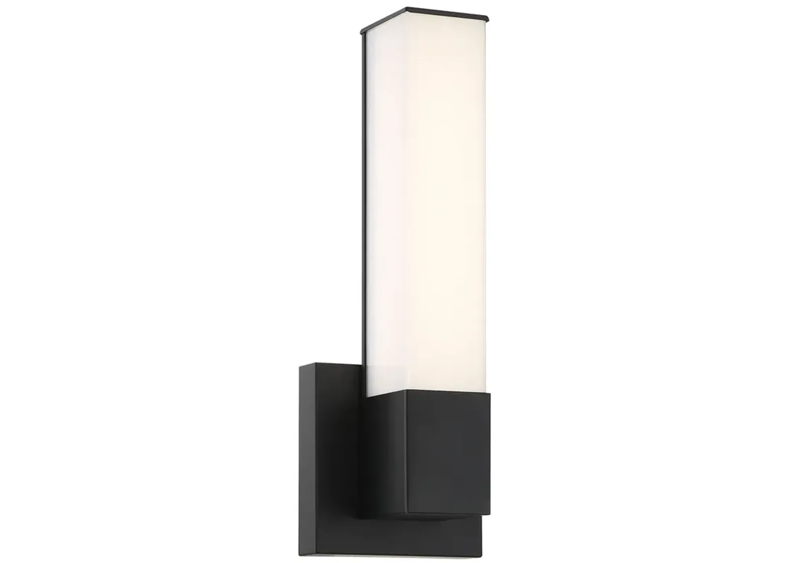 Minka-Lavery Vantage LED Black 14-inch Square Wall Sconce