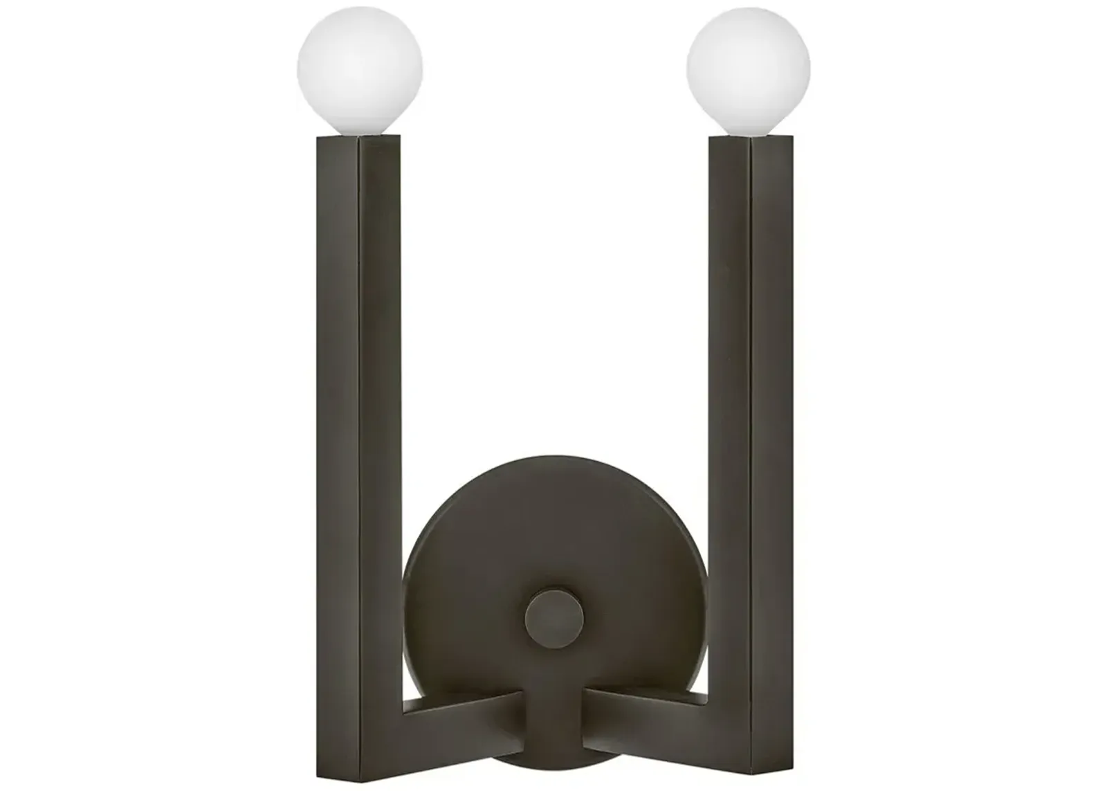 HINKLEY SCONCE EZRA Two Light Sconce Black Oxide