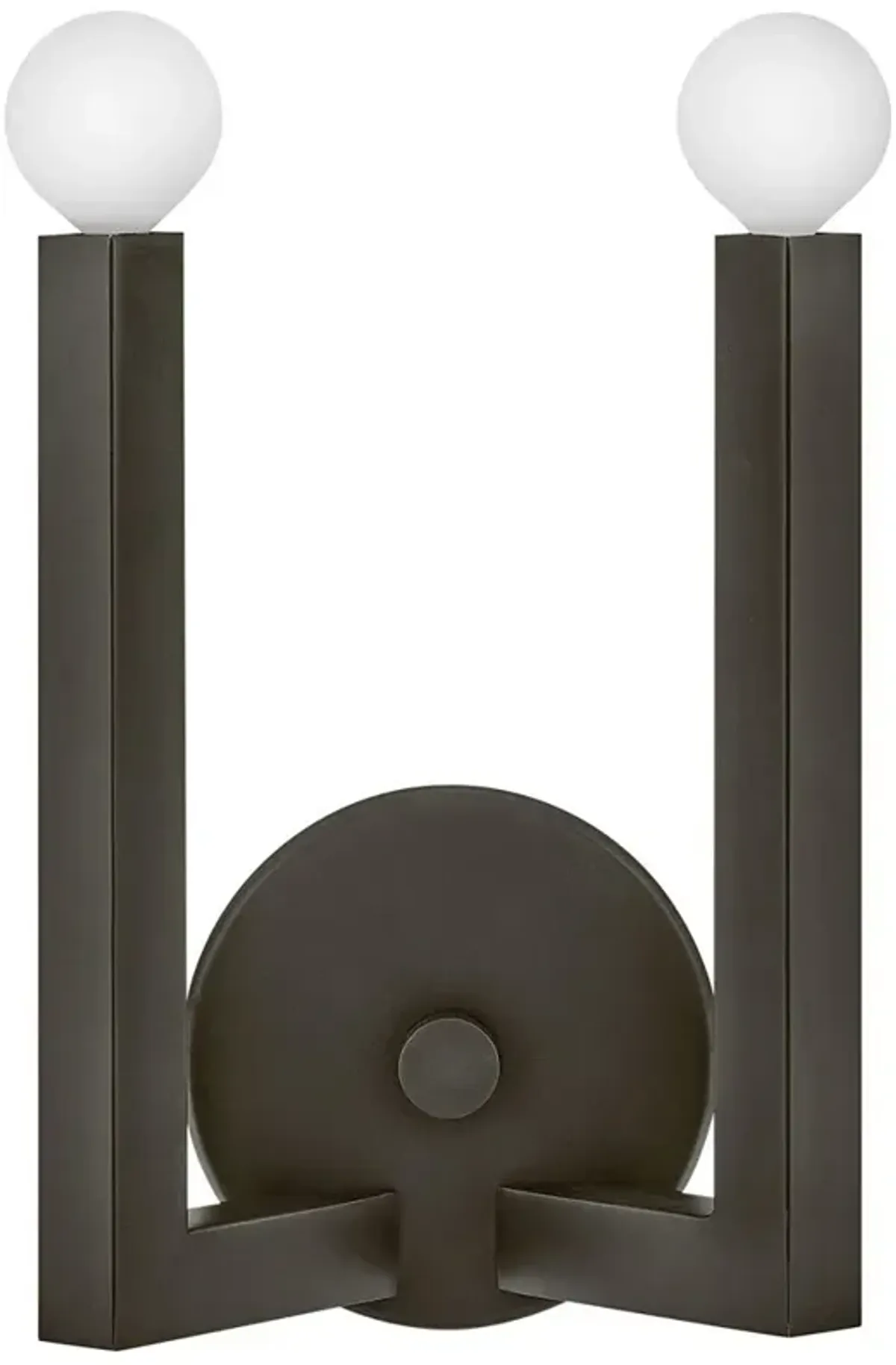 HINKLEY SCONCE EZRA Two Light Sconce Black Oxide