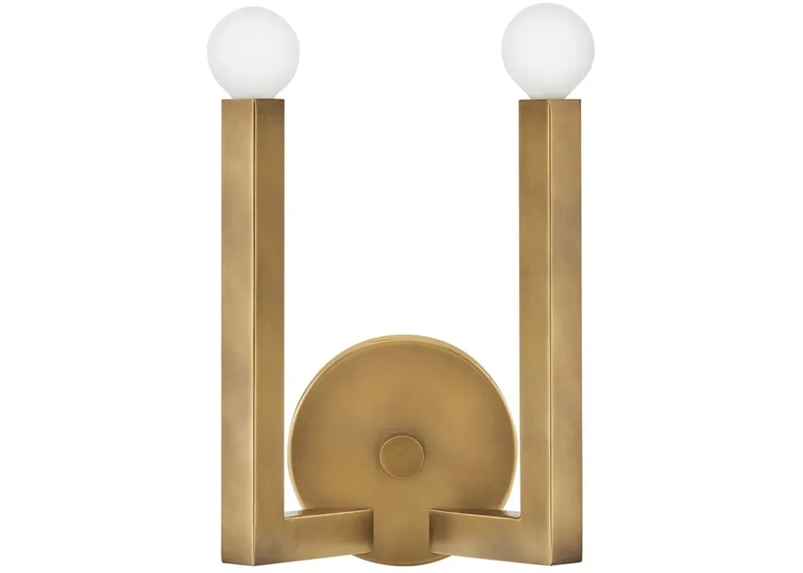 HINKLEY SCONCE EZRA Two Light Sconce Heritage Brass