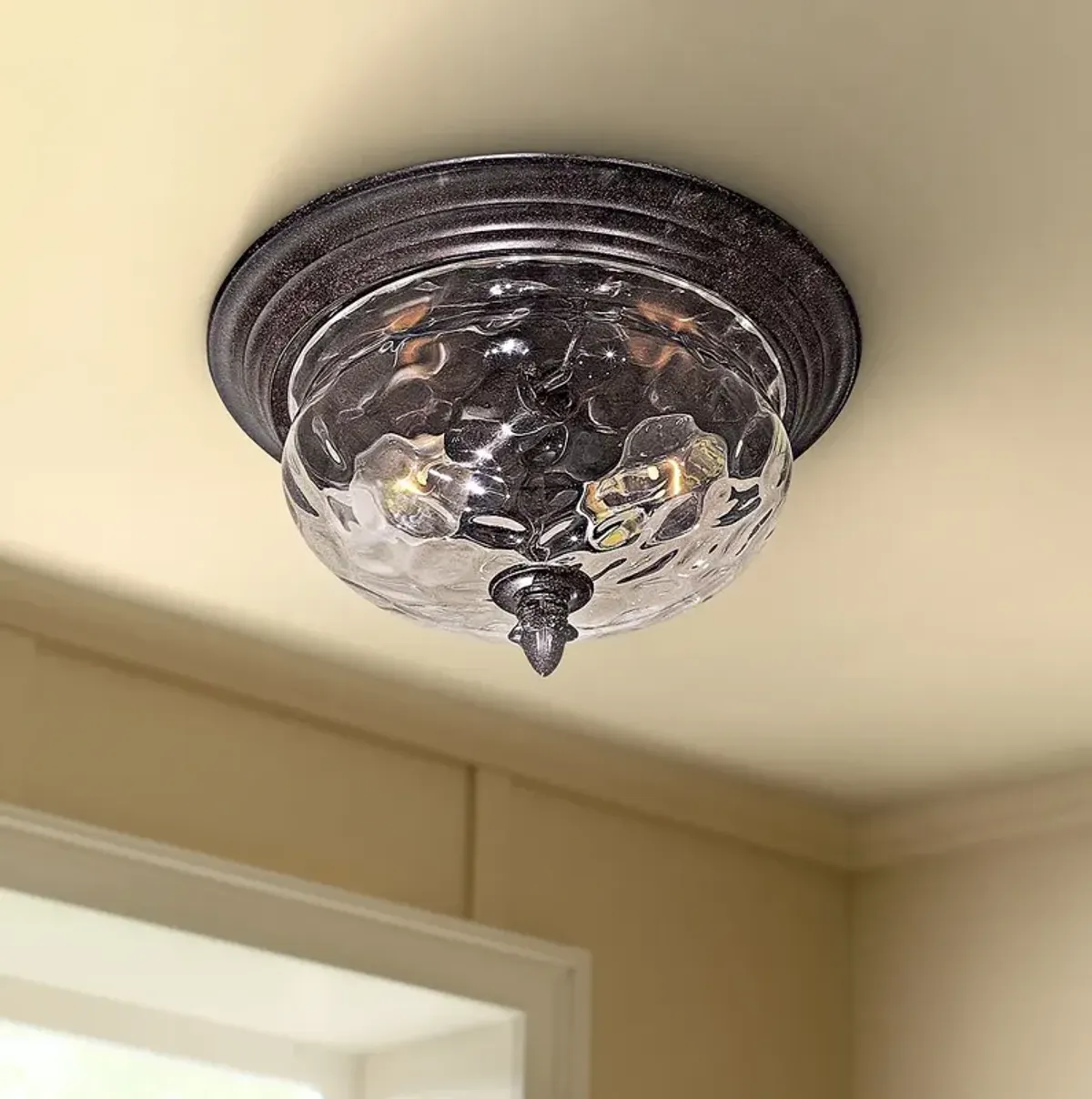 Minka Lavery Merrimack 13 1/2" Wide 2-Light Flush Mount Ceiling Light