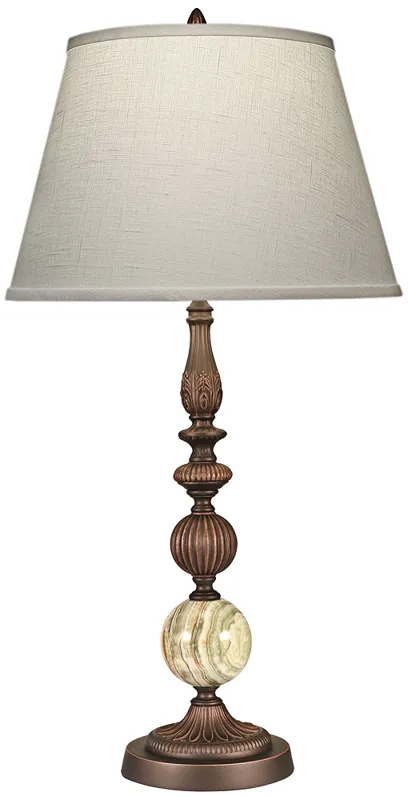 Stiffel Devon Oxidized Bronze Table Lamp