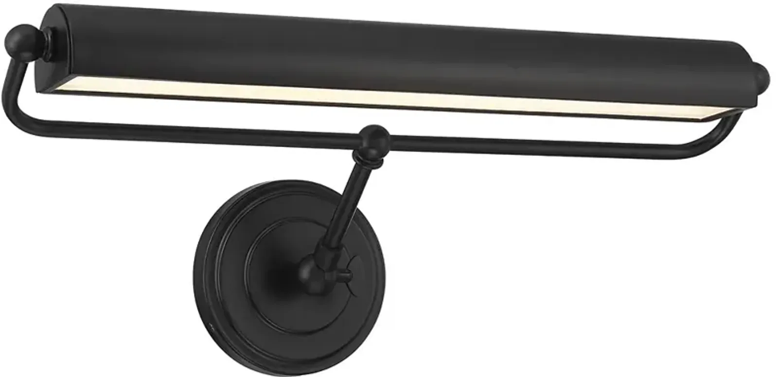 Miller Integrated LED Matte Black Sconce