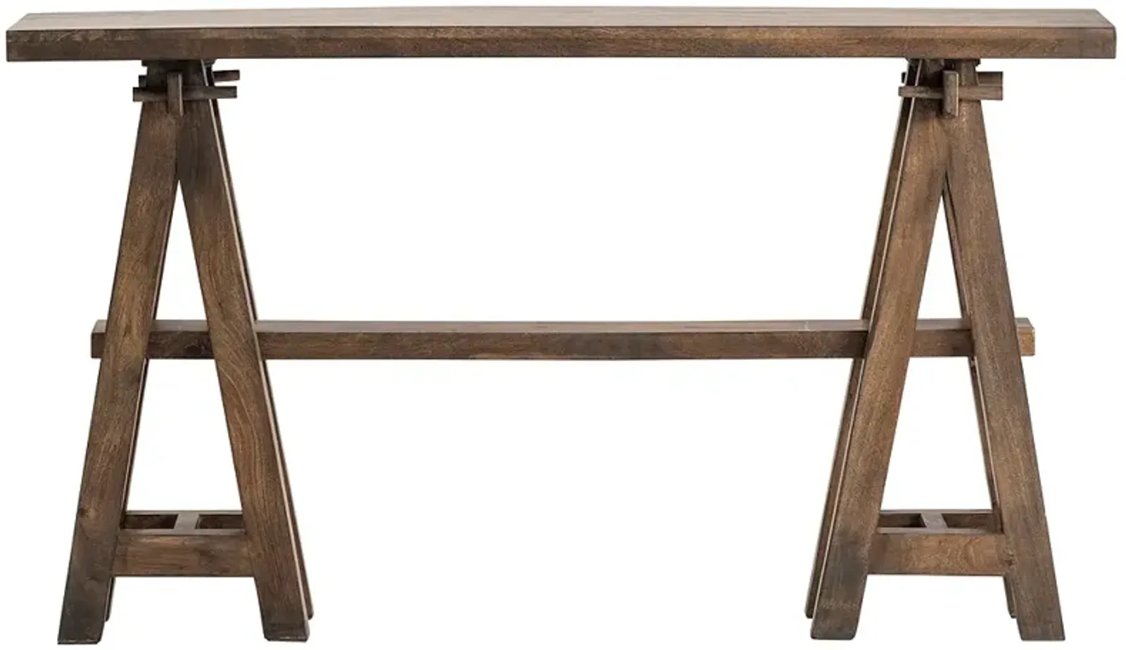 Landau Dark Brown Wooden Console Table