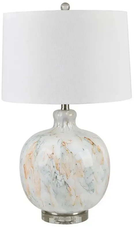 Crestview Collection Saylor Reverse Painted Glass Table Lamp