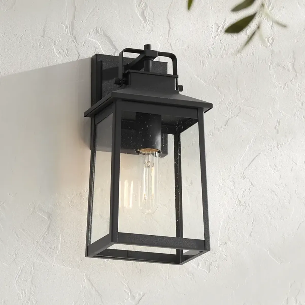 Jubliee 13" High Black Outdoor Wall Light