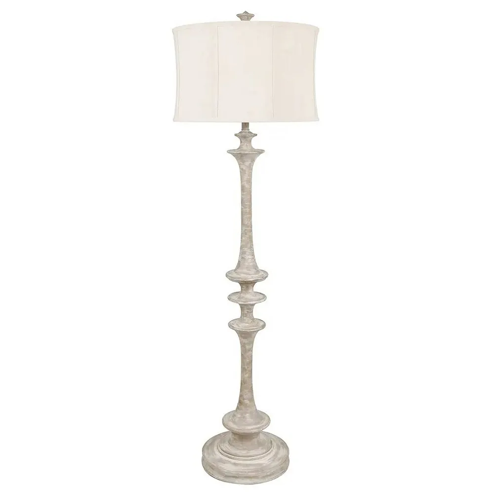 Crestview Collection Dawson Candlestick Resin Floor Lamp