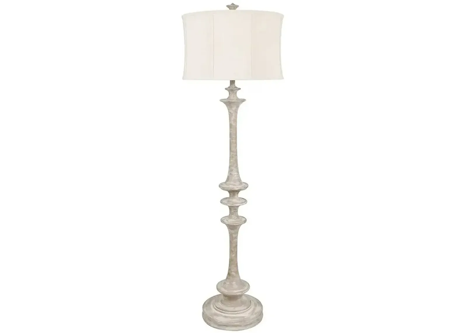 Crestview Collection Dawson Candlestick Resin Floor Lamp