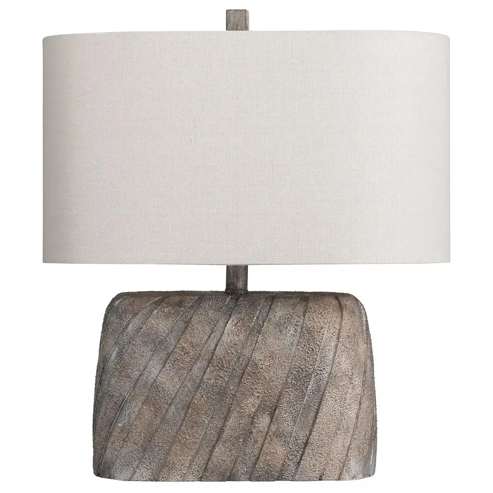 Crestview Collection Colton Slant Stripe Resin Table Lamp