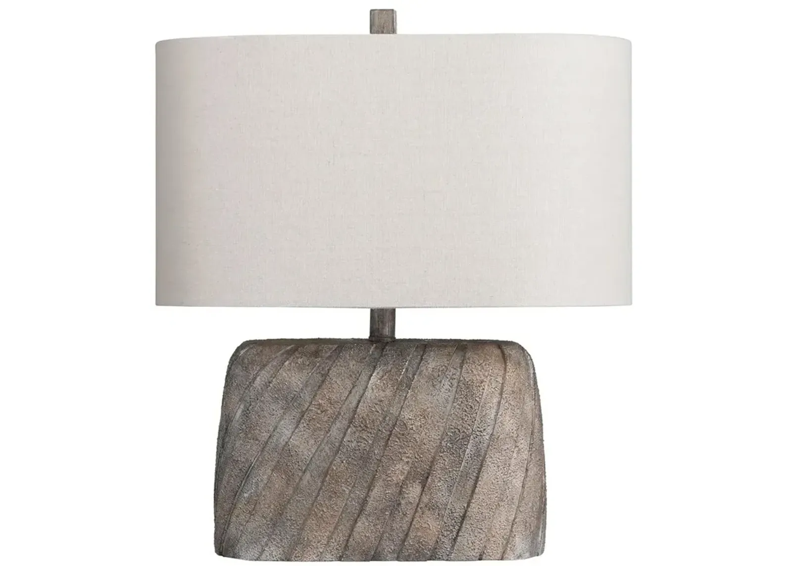 Crestview Collection Colton 20 1/2" Slant Stripe Rustic Table Lamp