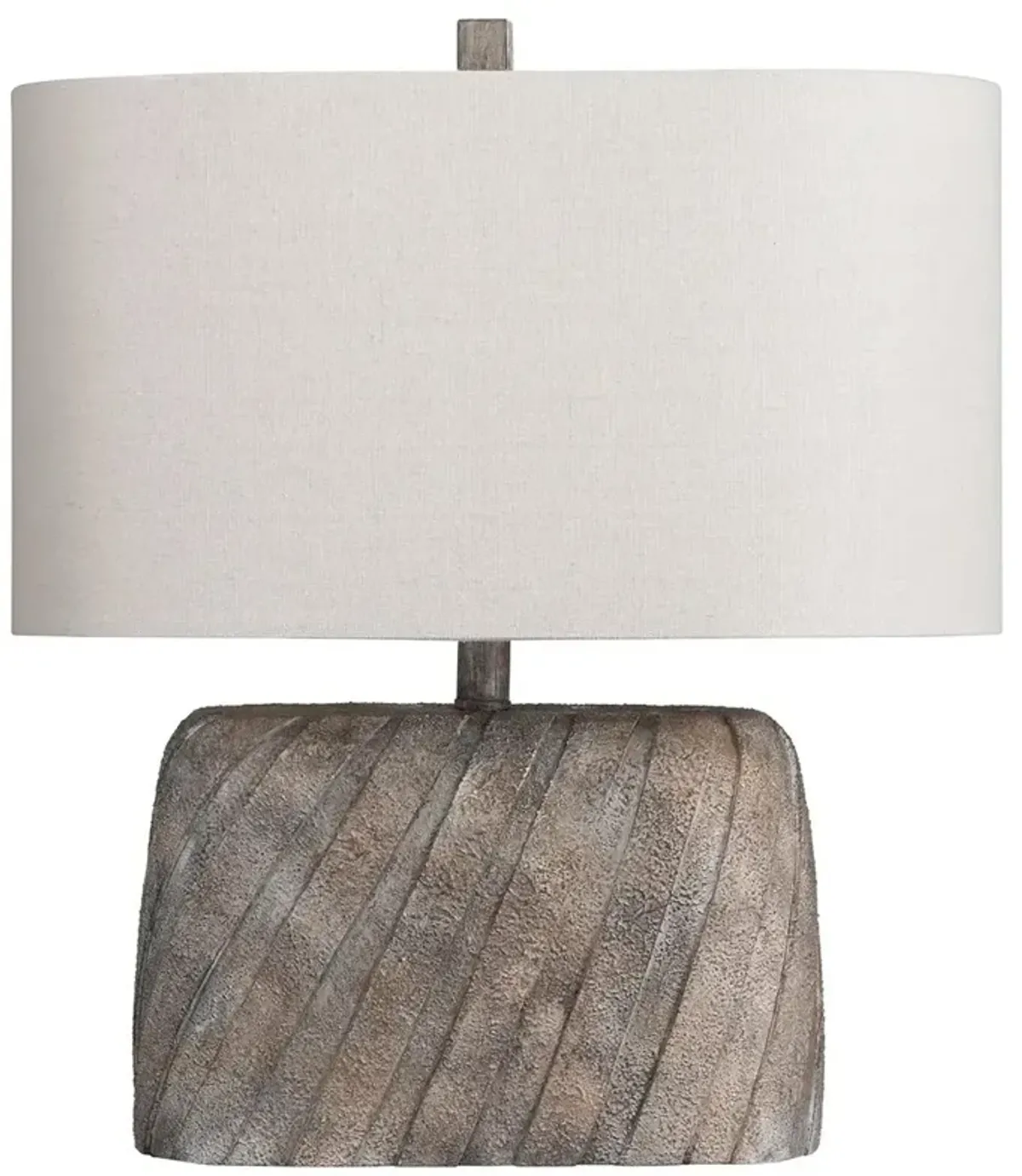 Crestview Collection Colton 20 1/2" Slant Stripe Rustic Table Lamp